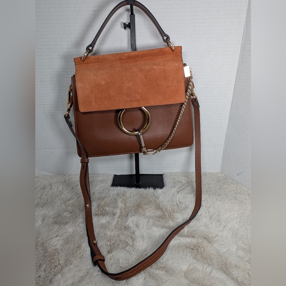 Chloe Faye Day Bag Leather